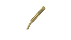 Rankinė dušo galvutė AXOR Starck 1jet EcoSmart, šlifuoto žalvario spalvos (Brushed Brass)
