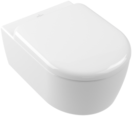 WC komplektas Villeroy&Boch Skyla Twist-flush E3 C+ su  storu Soft-close dangčiu 