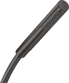 Rankinė dušo galvutė AXOR Starck 1jet EcoSmart, šlifuoto juodo chromo spalvos (Brushed Black Chrome)