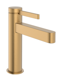 Praustuvo maišytuvas HANSGROHE Finoris 110 CoolStart, su "push-open" dugno vožtuvu, spalva - šlifuotos bronzos (brushed bronze)
