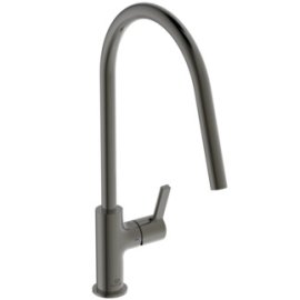 Maišytuvas plautuvei Ideal Standard Gusto Round, spalva - Magnetic Grey