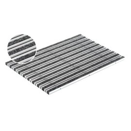 Grotelės VARIO 2.0 veltinio ir šepečio juostelės su nerūdijančio plieno profiliu 60x40cm