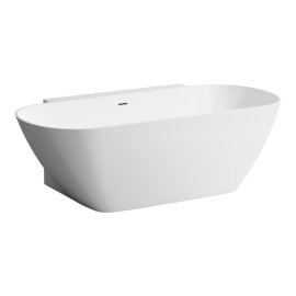 Vonia Laufen Lua, matmenys: 1700x850x540mm, statoma prie sienos, pagaminta iš kompozicinės medžiagos Marbond
