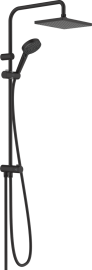 Dušo sistema HANSGROHE Vernis Shape 230 Reno, 1 srovės, spalva - juoda matinė (matt black)