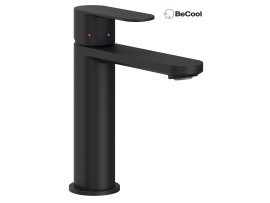 Praustuvo maišytuvas Ravak Chrome II, BeCool CR II 014175, 175 mm, be dugno vožtuvo, juodos spalvos