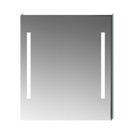 Veidrodis Jika CLEAR 700x50x810 mm, su 2 integruotais vertikaliais LED šviestuvais