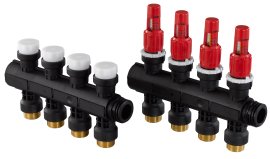 Kolektorius Vario PLUS su debitomačiu FM 4X 3/4 Euro