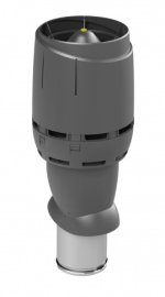 Ventiliacijos kaminėlis Vilpe FLOW 160P-IS-500 antracito (su gaubtu)