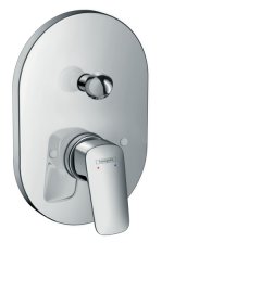 Dekoratyvinė dalis potinkiniam vonios/dušo maišytuvui HANSGROHE Logis, spalva - chromo