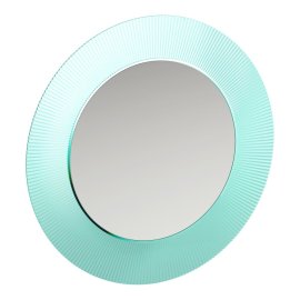 Veidrodis Laufen KARTELL All saints, 780x40x780 mm, su netiesiogine LED šviesa, plastikas, spalva - smaragdinė žalia