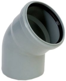 Alkūnė vidaus kanalizacijai HTB 50/45°
