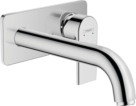 Praustuvo maišytuvas HANSGROHE Vernis Shape 207, iš sienos, be dugno vožtuvo, spalva - chromo
