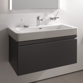 Spintelė praustuvui Laufen PRO S 810x450x390 mm, 1 stalčius, tinka praustuvui 813965, spalva - grafito