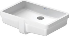 Praustuvas Duravit Vero 485x315 montuojamas iš apačios