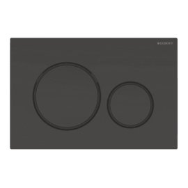 Vandens nuleidimo mygtukas Geberit Sigma20 Round,  juodas matinis