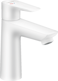 Praustuvo maišytuvas HANSGROHE Talis E 110 CoolStart be dugno vožtuvo, spalva - balta matinė