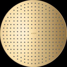 Dušo galva AXOR ShowerSolutions 300 1jet, įleidžiama, šlifuoto aukso spalvos (Brushed Gold Optic)