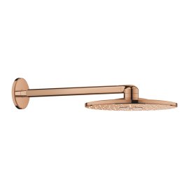Dušo galva GROHE Rainshower SmartActive 310 su 430 mm alkūne iš sienos, 2 srovės, rausvo aukso spalvos (Warm Sunset)
