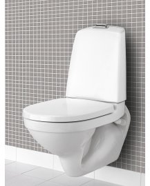 WC pakabinamas Nautic Hygienic-Flush su bakeliu 2/4l C+