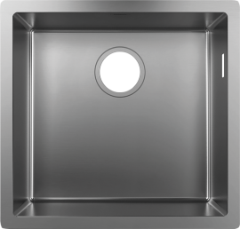 Nerūdijančio plieno plautuvė Hansgrohe S719-U450, montuojama iš apačios, 450 mm