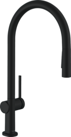 Plautuvės maišytuvas Hansgrohe Talis M54 2jet, Sbox,juodas matinis