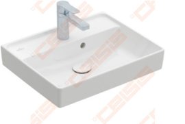 Praustuvas VILLEROY&BOCH Collaro 500 x 400mm, 1 skylė maišytuvui, su perpylimu