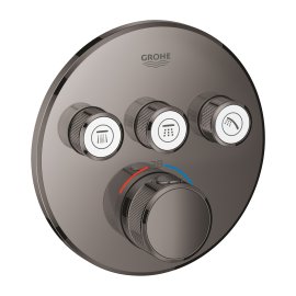 Dalis dekoratyvinė potinkinio dušo/vonios termostatinio maišytuvo Grohe GRT SmartControl 3 funkcijų grafito spalva (Hard graphite)  