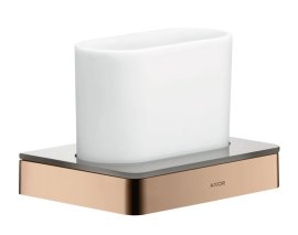 Dantų šepetėlių laikiklis AXOR Universal Softsquare, poliruoto raudono aukso spalva (Polished Red Gold)