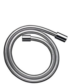 Dušo žarna AXOR ShowerSolutions, 1,25 m, metalo efektas, cilindrinės jungtys, chromo spalvos
