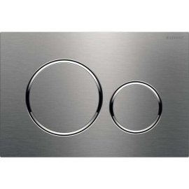 Vandens nuleidimo mygtukas Geberit Sigma20 Round, nerūdijantis plienas