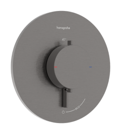 Dekoratyvinė dalis potinkiniam termostatiniam maišytuvui HANSGROHE Ecostat Comfort S, 1 funkcijos, spalva - šlifuoto juodo chromo