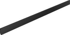 Sieninis laikiklis Hansgrohe WallStoris, 700 mm, matinis juodas