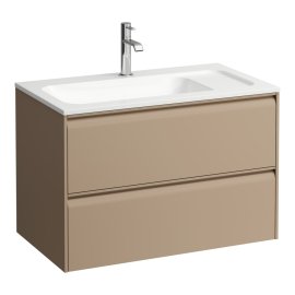Spintelė praustuvui Laufen MEDA 770x440x505 mm, 2 stalčiai, praustuvui 814117, spalva - cappuccino