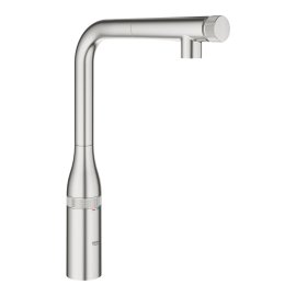 Praustuvo maišytuvas GROHE Essence SmartControl su ištraukiama žarna, nerūdijančio plieno spalvos 
