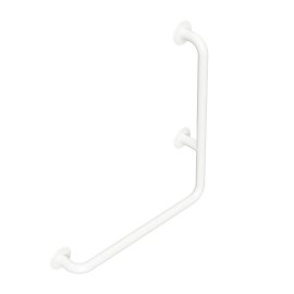301112064   Kampinė dušo rankena Bemeta 680x630 mm. dešinės pusės, balta