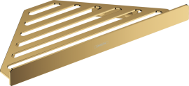 Kampinė lentyna Hansgrohe AddStoris, poliruoto aukso spalva (Polished Gold Optic)