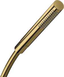 Rankinė dušo galvutė AXOR Starck 1jet EcoSmart, poliruoto aukso spalvos (Polished Gold Optic)