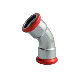 Alkūnė 45° M profilio vidus/vidus presuojamo plieno 15x15