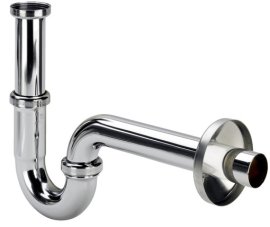 Praustuvo sifonas Viega be ventilio, 32 x 1 1/4, chromas