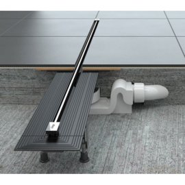 Pjaustomas dušo latakas Viega Advantix Vario, 300-1200 mm, su matinėmis grotelėmis