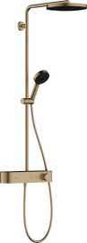 Termostatinė dušo sistema HANSGROHE Pulsify S 260, 1 srovės, EcoSmart, spalva - šlifuotos bronzos (brushed bronze)