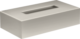 Dėžutė servetėlėms AXOR Universal Circular, nerūdijančio plieno spalva (Stainless Steel Optic)