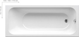 Vonia Ravak Chrome 170x75 cm