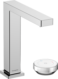 Praustuvo maišytuvas HANSGROHE Tecturis E 150 dviejų dalių, CoolStart EcoSmart+, su dugno vožtuvu, spalva - chromo (chrome)