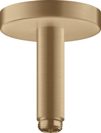 Laikiklis iš lubų dušo galvai AXOR ShowerSolutions, 100 mm, šlifuotos bronzos spalvos (Brushed Bronze)