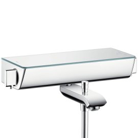 Termostatinis vonios/dušo maišytuvas HANSGROHE Ecostat Select, spalva - balta/chromo