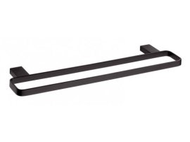 Rankšluosčių laikiklis  dvigubas Bemeta NERO, 500x20x132 mm.