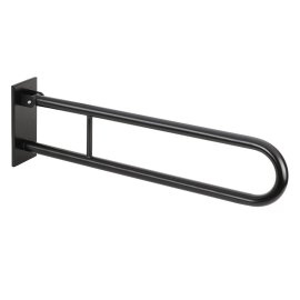 Atrama atlenkiama  Bemeta 813 mm. Juoda su tvirtinimo apdaila 