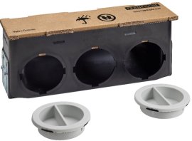 Difuzoriaus dėžutė profi-air classic 90° 3-jų jungčių 317x84 mm