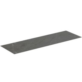 Stalviršis keraminis Ideal Standard Conca spintelei, matmenys: 1600(1585)x505x6, Grey Stone (pilkas akmuo)
